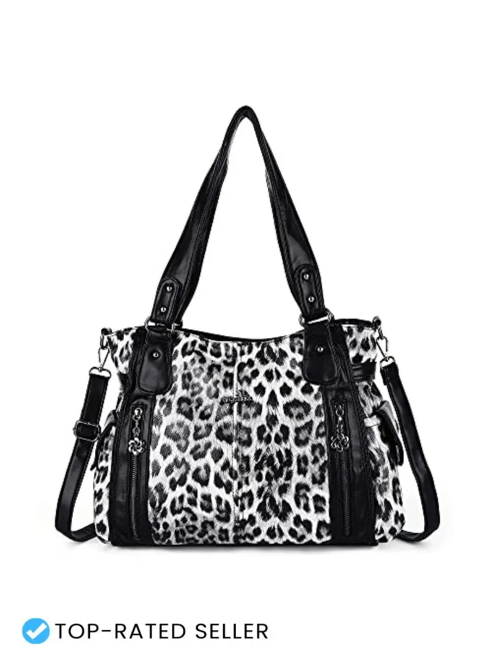 Women's Vegan Leather Hobo Handbag - Spacious Tote Shoulder Purse